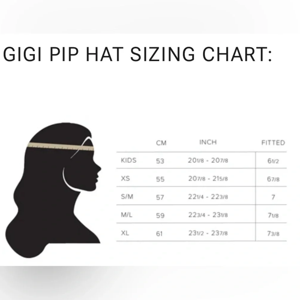NWT Gigi Pip Wes Fedora Black size M/L 59